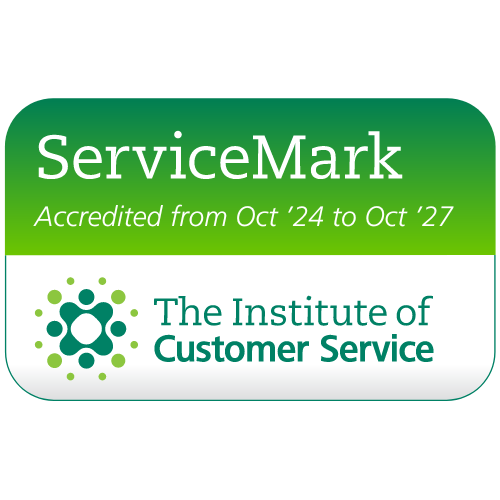 The Institute of Customer Service - Service Mark Distinction Accredited from November 2021 to November 2024